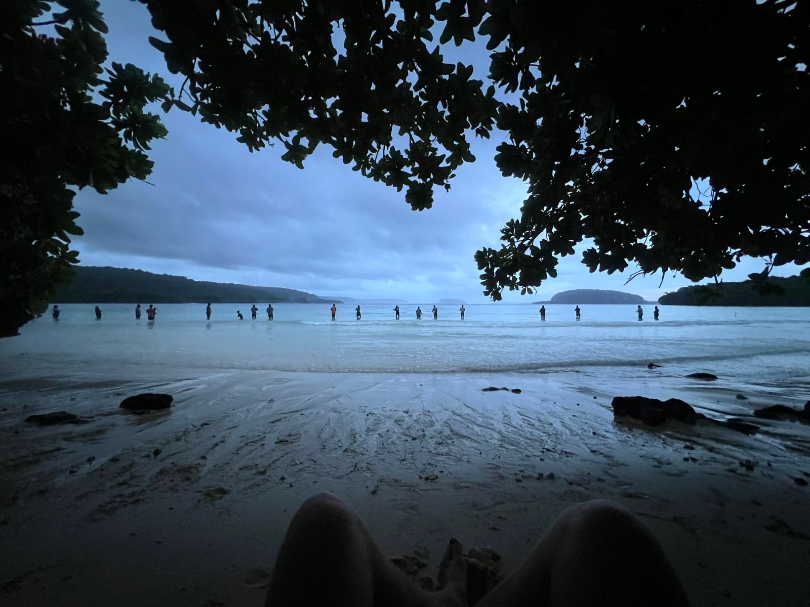 Evening on the shoreline in Vanuatu